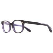 Paars op Zwart Stijlvolle Zonnebril Cutler And Gross , Purple , Unisex