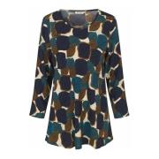 Chipmunk Print Longsleeve Top Masai , Multicolor , Dames