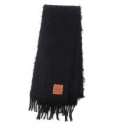 Pre-owned Fabric scarves Loewe Pre-owned , Black , Dames