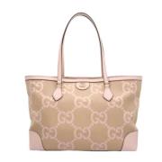 Pre-owned Canvas gucci-bags Gucci Vintage , Beige , Dames