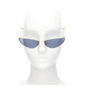 Pre-owned Metal sunglasses Dior Vintage , Blue , Dames