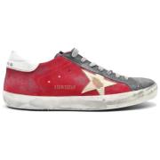 Rode Gouden Ster Superstar Sneakers Golden Goose , Multicolor , Heren