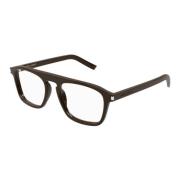 Elegante Leren Schoudertas Saint Laurent , Brown , Unisex