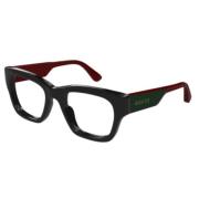 Stijlvolle Zwarte Zonnebril Gucci , Black , Unisex