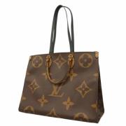 Pre-owned Canvas handbags Louis Vuitton Vintage , Brown , Dames