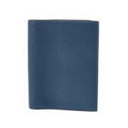 Pre-owned Leather home-office Hermès Vintage , Blue , Unisex