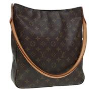 Pre-owned Canvas louis-vuitton-bags Louis Vuitton Vintage , Brown , Da...