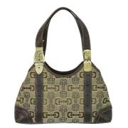 Pre-owned Canvas handbags Gucci Vintage , Brown , Dames