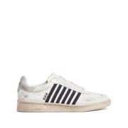 Witte Sneakers Multi-Panel Design Dsquared2 , White , Heren