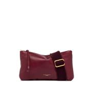 Nina O Schoudertas Zwart Leer Gianni Chiarini , Red , Dames