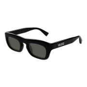 Stijlvolle zonnebril voor dagelijks gebruik Gucci , Black , Unisex