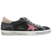 Zwart en Bordeaux Star Sneakers Golden Goose , Black , Heren