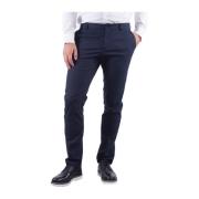 Slim Fit Smart Broek Marineblauw Selected Homme , Blue , Heren