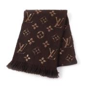 Pre-owned Fabric scarves Louis Vuitton Vintage , Brown , Dames