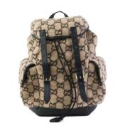 Pre-owned Wool gucci-bags Gucci Vintage , Beige , Dames