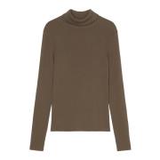 Turtleneck sweater slim Marc O'Polo , Brown , Dames