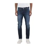 Slim Fit Denim Jeans Replay , Blue , Heren