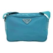 Pre-owned Fabric prada-bags Prada Vintage , Blue , Dames