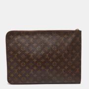 Pre-owned Canvas louis-vuitton-bags Louis Vuitton Vintage , Brown , Da...