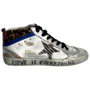 Zebra Blue Sneakers Golden Goose , Multicolor , Dames