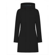 Winter Lang Dames Jas Zwart RRD , Black , Dames