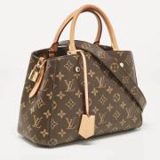 Pre-owned Canvas totes Louis Vuitton Vintage , Brown , Dames