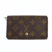 Pre-owned Leather wallets Louis Vuitton Vintage , Brown , Dames