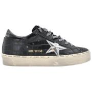 Zwarte Krokodil Hi-Star Sneakers Golden Goose , Black , Dames