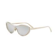 Elegante zonnebril voor stijlvolle look Dior , Beige , Unisex