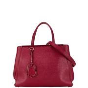 Pre-owned Leather totes Fendi Vintage , Red , Dames