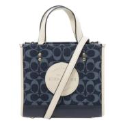 Pre-owned Canvas handbags Coach Pre-owned , Blue , Dames