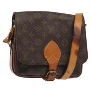 Pre-owned Canvas louis-vuitton-bags Louis Vuitton Vintage , Brown , Da...