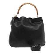 Pre-owned Leather gucci-bags Gucci Vintage , Black , Dames