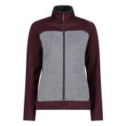 Ritssluiting Hood Fleece Kleding CMP , Red , Dames