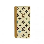 Pre-owned Canvas wallets Louis Vuitton Vintage , Yellow , Heren