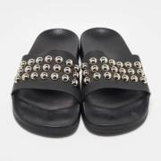 Pre-owned Rubber sandals Sergio Rossi Pre-owned , Black , Dames