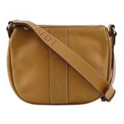 Pre-owned Leather shoulder-bags Fendi Vintage , Brown , Dames