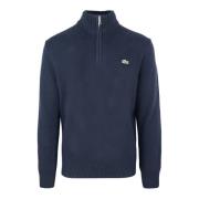 Blauwe Rits Trui Lacoste , Blue , Heren