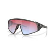 Sportieve zonnebril met uniek ontwerp Oakley , Gray , Unisex