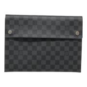 Pre-owned Canvas pouches Louis Vuitton Vintage , Black , Dames