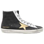 Zwart-Goud Francy Sneakers Golden Goose , Black , Dames