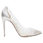 Pre-owned Plastic heels Christian Louboutin Pre-owned , Gray , Dames