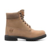 Beige Nubuck Leren Waterdichte Laarzen Timberland , Beige , Heren