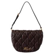 K/Signature Quilt Flap Schoudertas Karl Lagerfeld , Brown , Dames