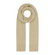 Ivory Wool Scarf Jil Sander , White , Heren