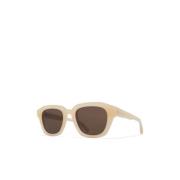 Stijlvolle zonnebril voor dagelijks gebruik Mykita , Beige , Unisex