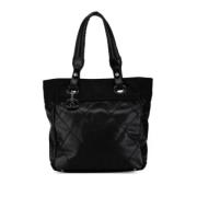 Pre-owned Canvas chanel-bags Chanel Vintage , Black , Dames