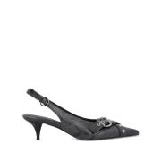 Zwarte Slingback Schoenen Pinko , Gray , Dames