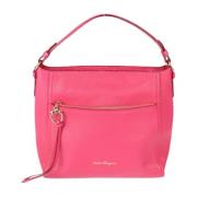 Pre-owned Leather handbags Salvatore Ferragamo Pre-owned , Pink , Dame...