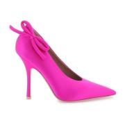 Roze Satijnen Strik Pumps Valentino Garavani , Pink , Dames